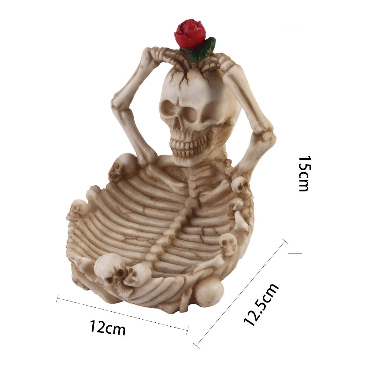 Skeleton Resin Ashtray