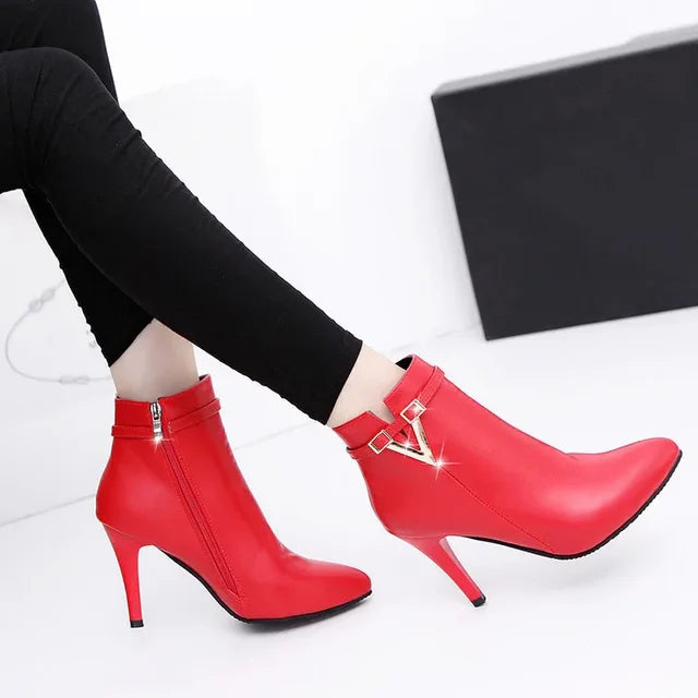 Botas Mujer Invierno Stiletto High Heels