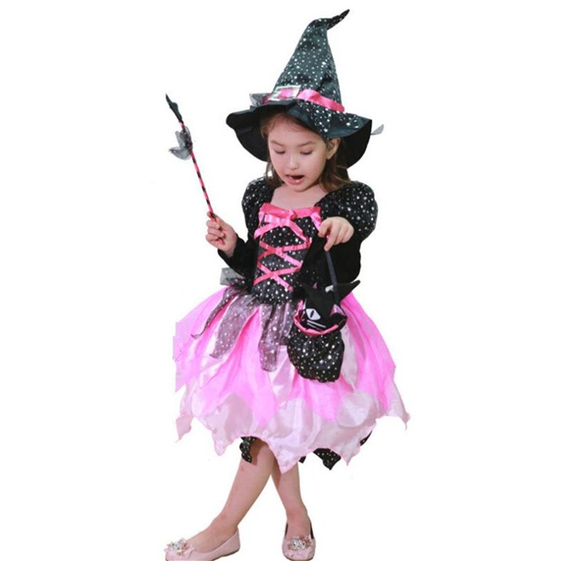 LED Glow Light Witch Costume