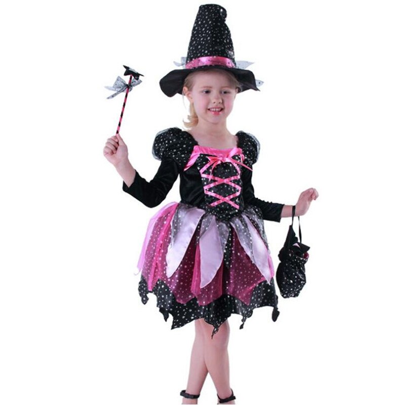 LED Glow Light Witch Costume