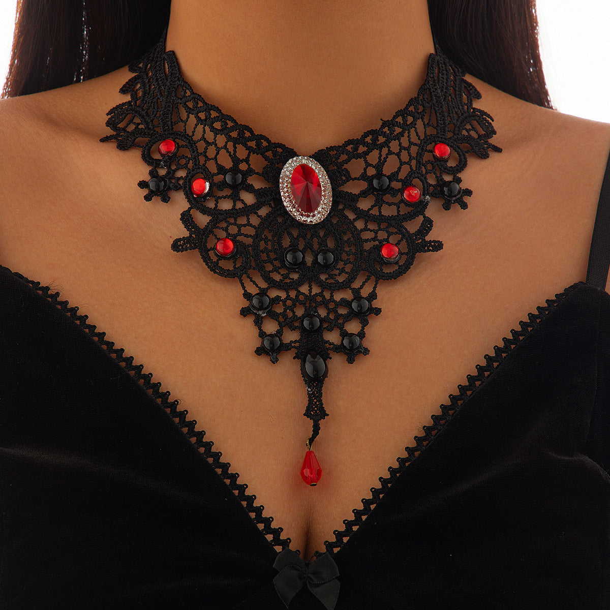 Gothic Lace Choker