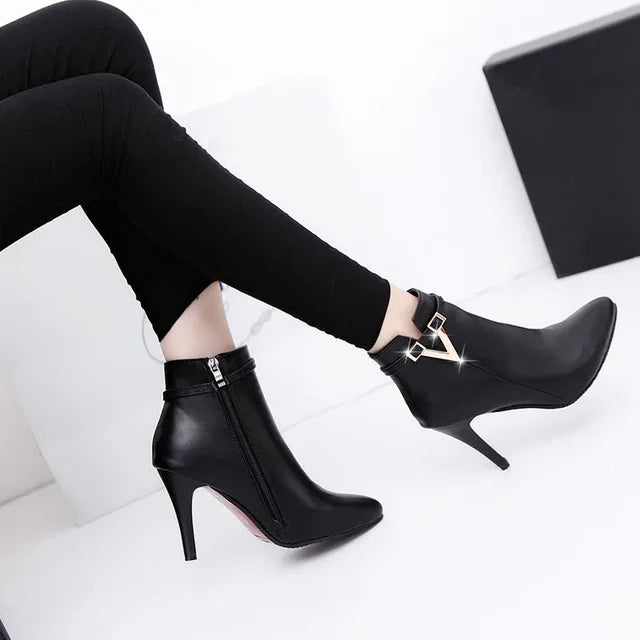 Botas Mujer Invierno Stiletto High Heels