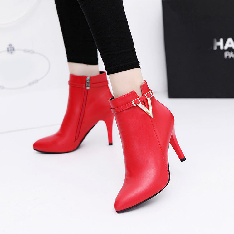 Botas Mujer Invierno Stiletto High Heels