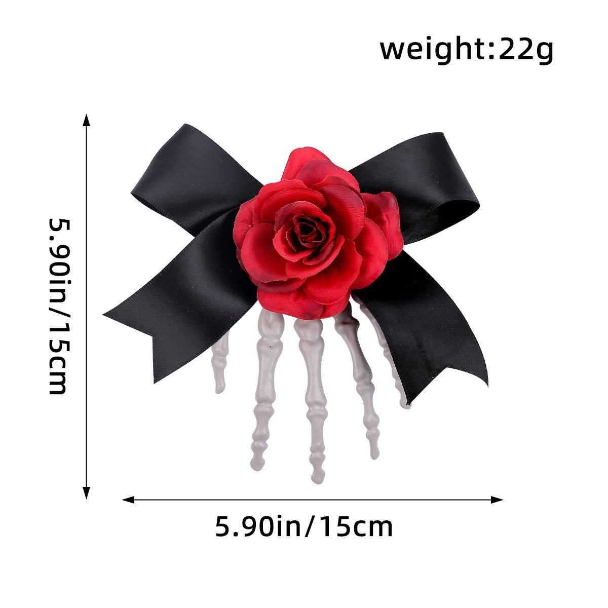Halloween Hand Skeleton Hair Clip