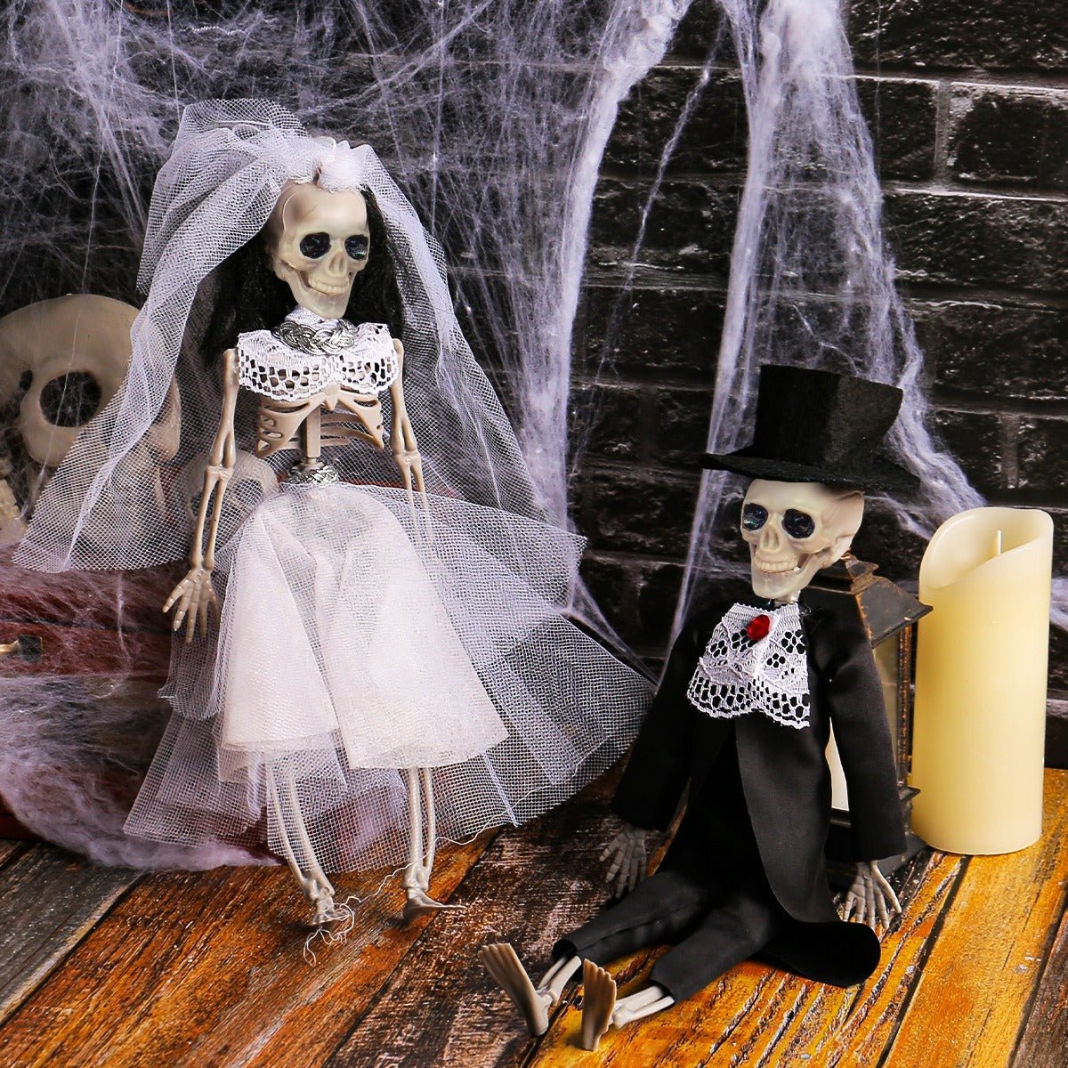 Bride Groom Skeletons