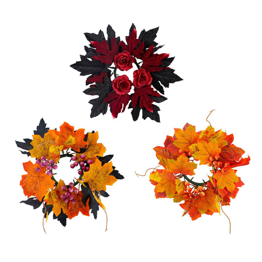Halloween Candle Wreath