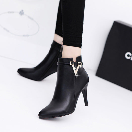Botas Mujer Invierno Stiletto High Heels