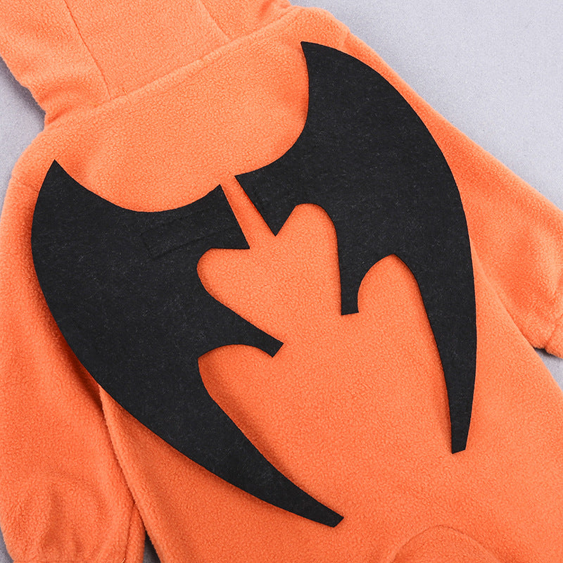 Baby Halloween Pumpkin Hooded Onesie