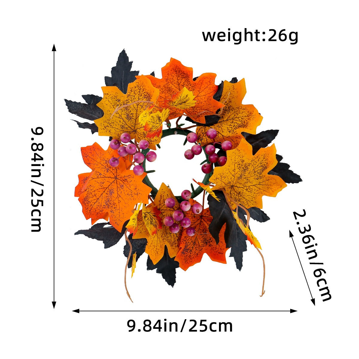 Halloween Candle Wreath