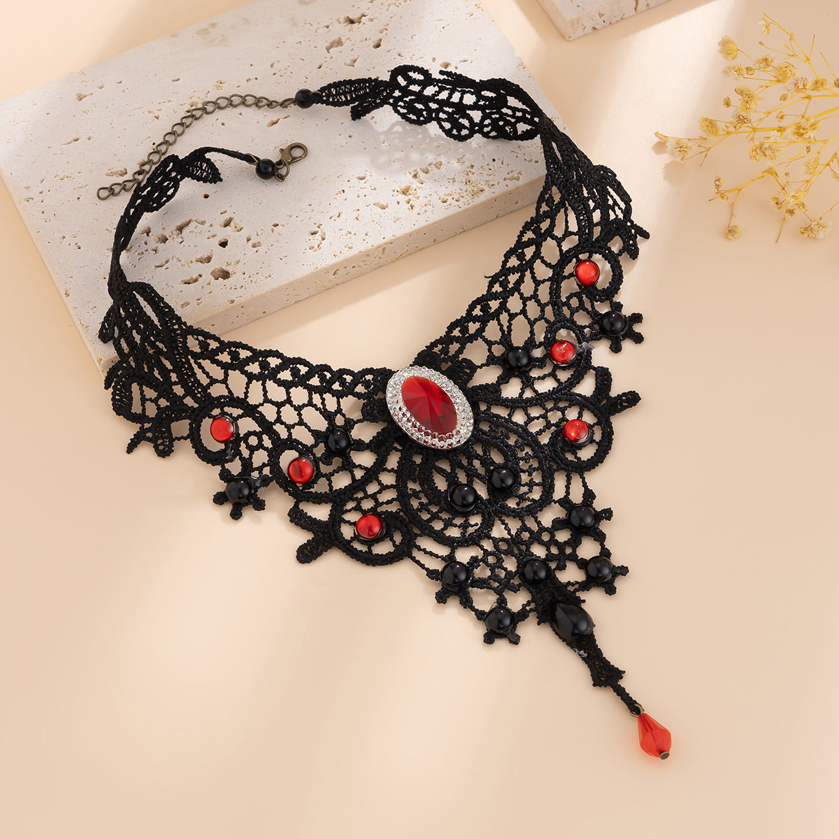 Gothic Lace Choker