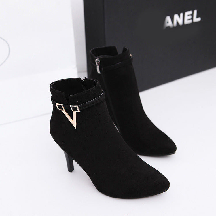 Botas Mujer Invierno Stiletto High Heels