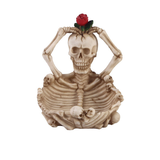 Skeleton Resin Ashtray