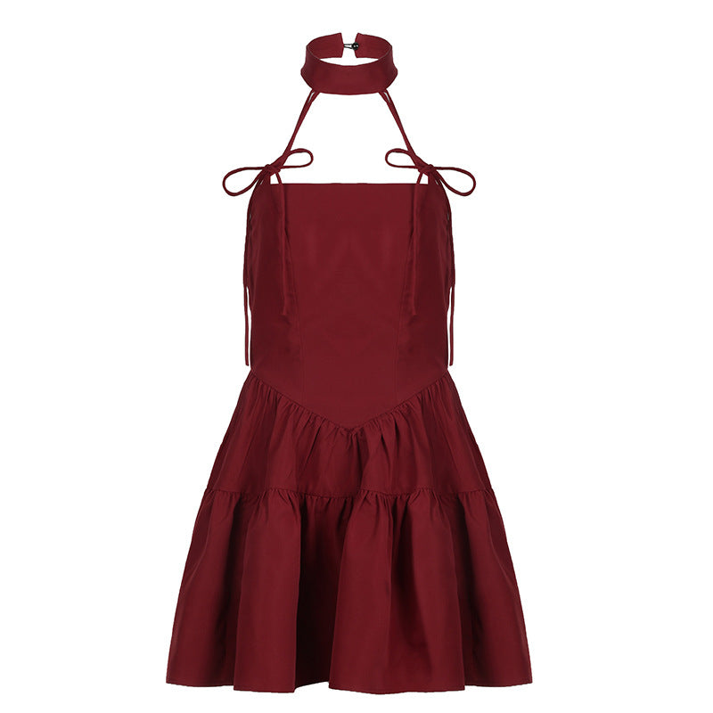 Sexy Ruffled Irregular Mesh Dress