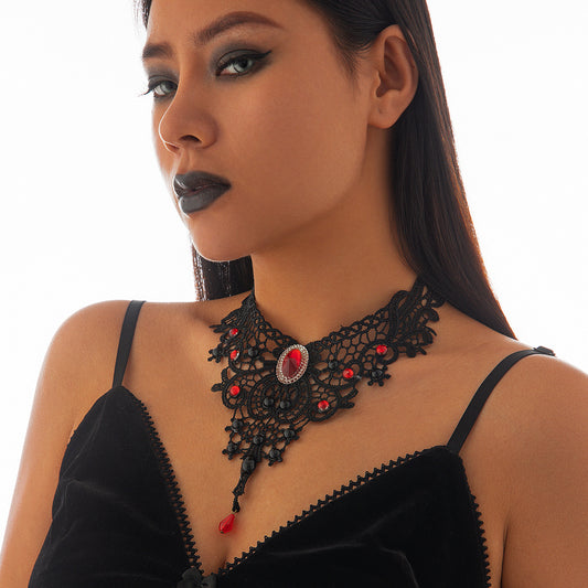 Gothic Lace Choker
