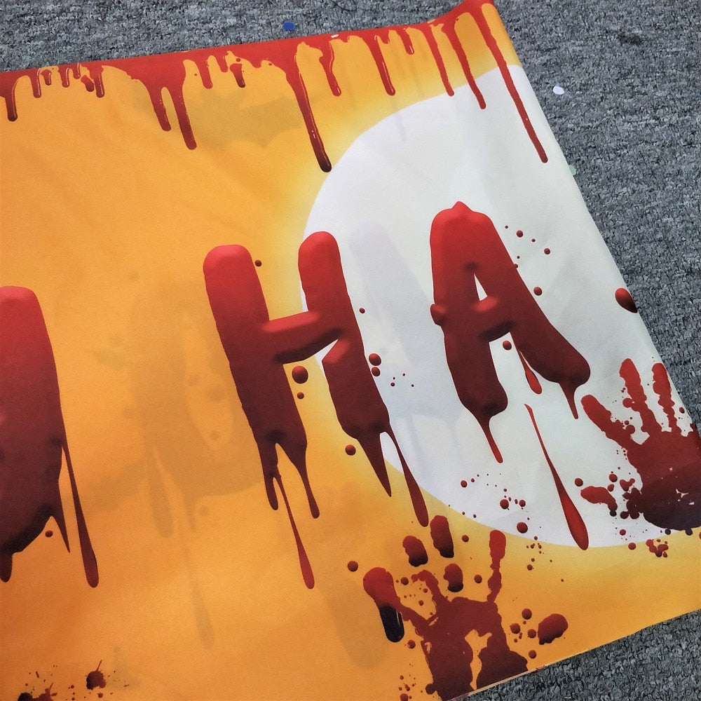 Happy Halloween Backdrop Banner