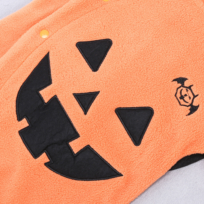 Baby Halloween Pumpkin Hooded Onesie