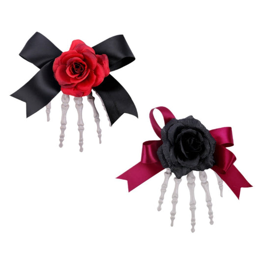 Halloween Hand Skeleton Hair Clip